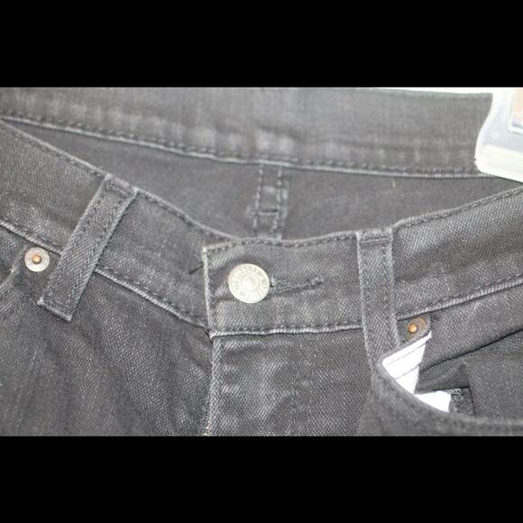 Levi's 505 Regular Fit Jeans - Black, 34Wx30L Mens Work Casual Jeans Levi Straus - Picture 5 of 13